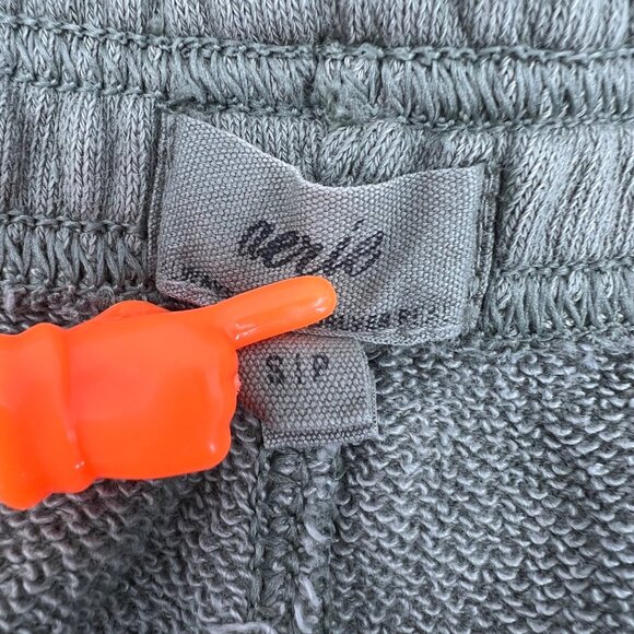 Aerie Olive Green Cotton Blend Women's Elastic Waist Shorts With Pockets - Picture 2 of 6